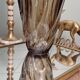 Vase en verre torsadé