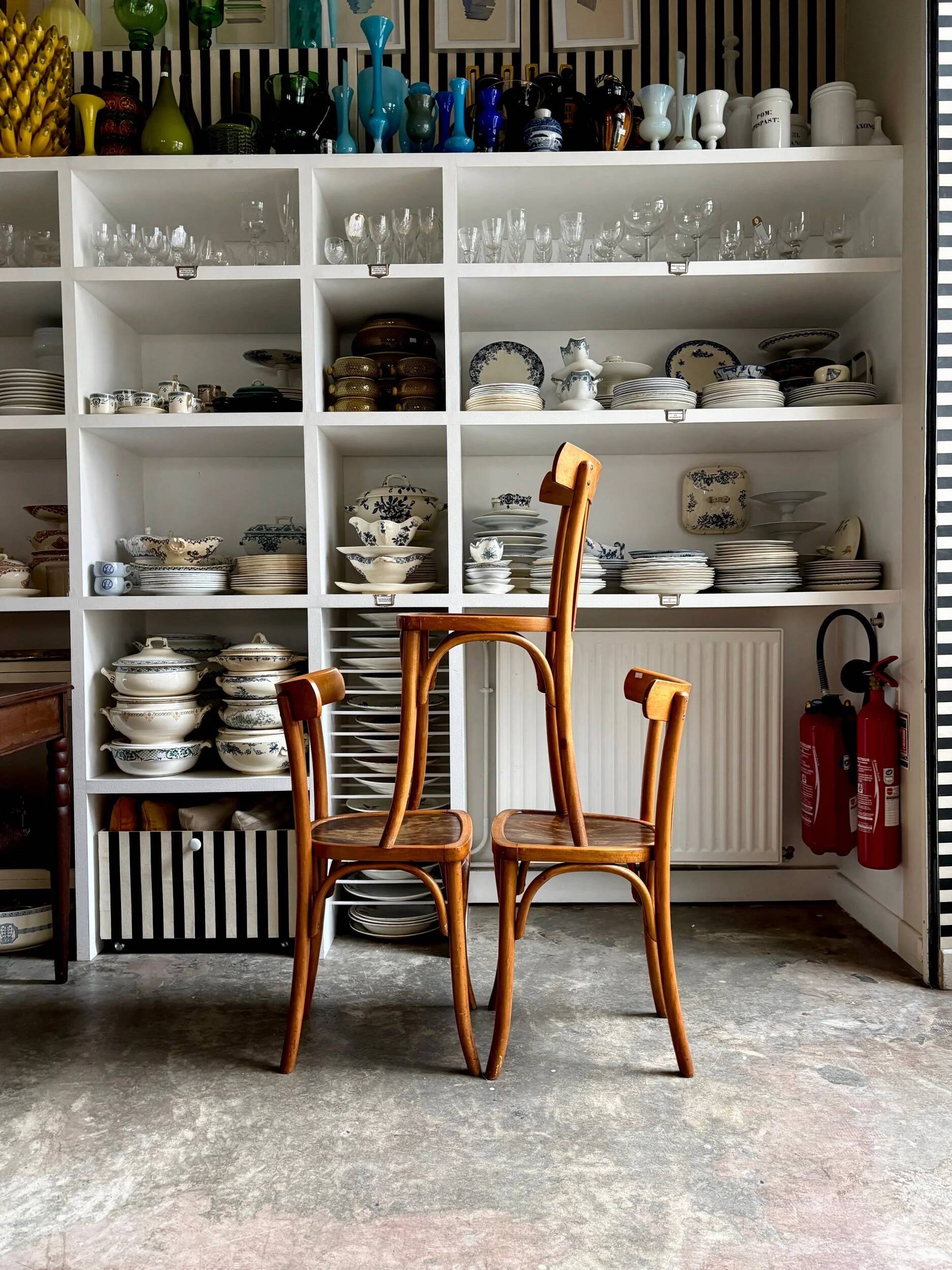 Luterma bistro chair in bent beech wood