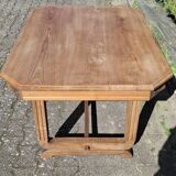 Art Deco table in solid elm