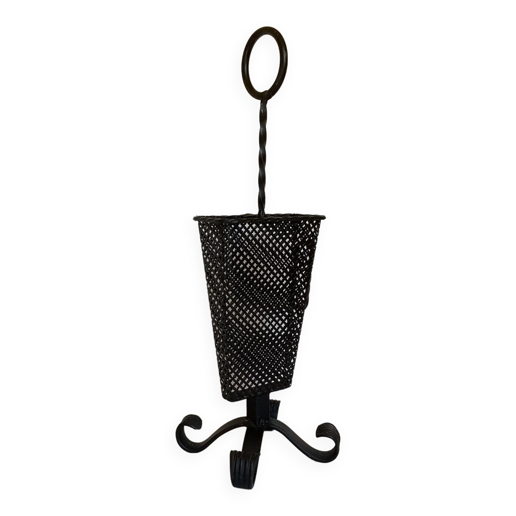 Fireplace match holder