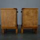 1935s pair of rare Art Deco bedside tables, Czechoslovakia