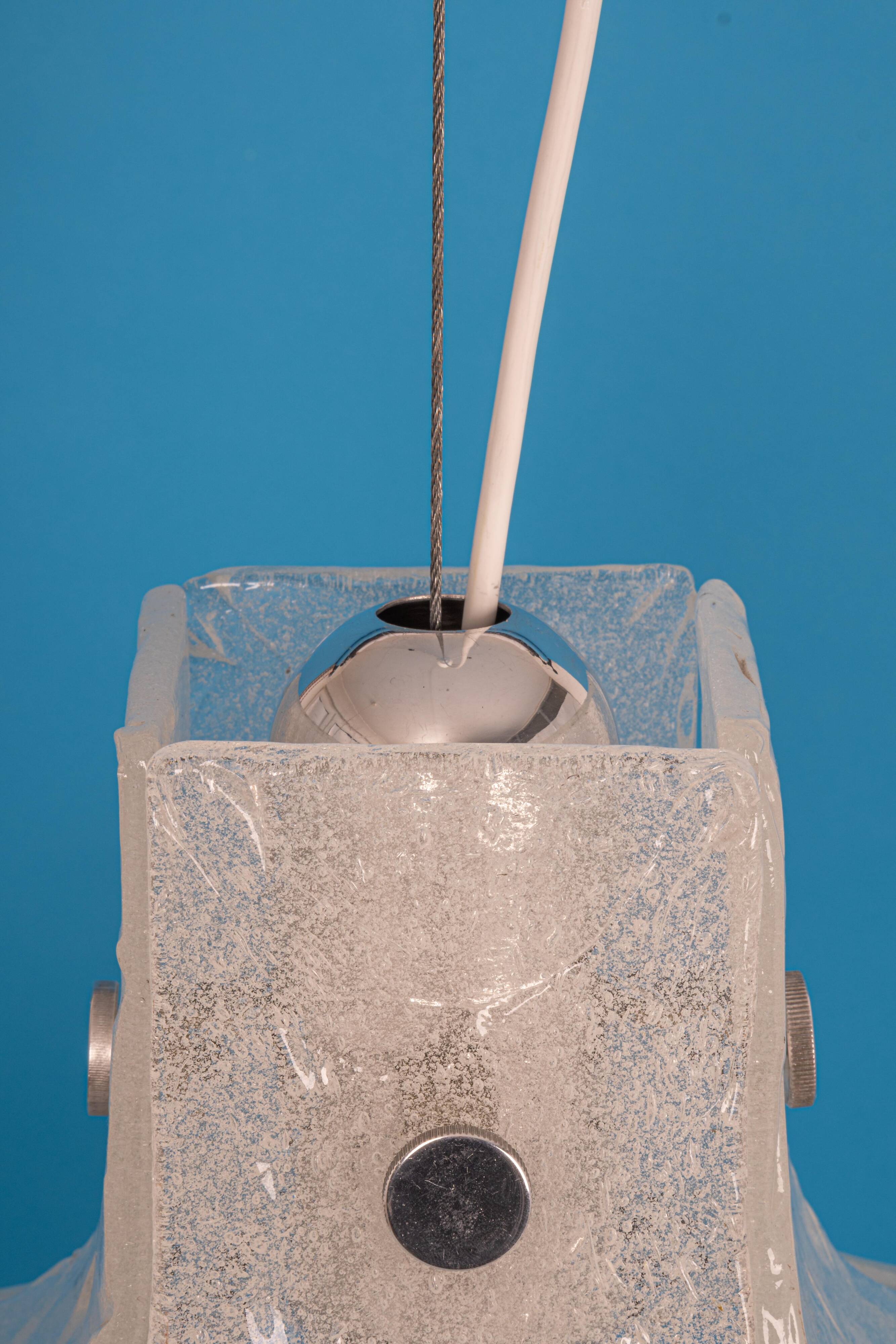 Murano glass chandelier designed by Kalmar, Germany, 1960s