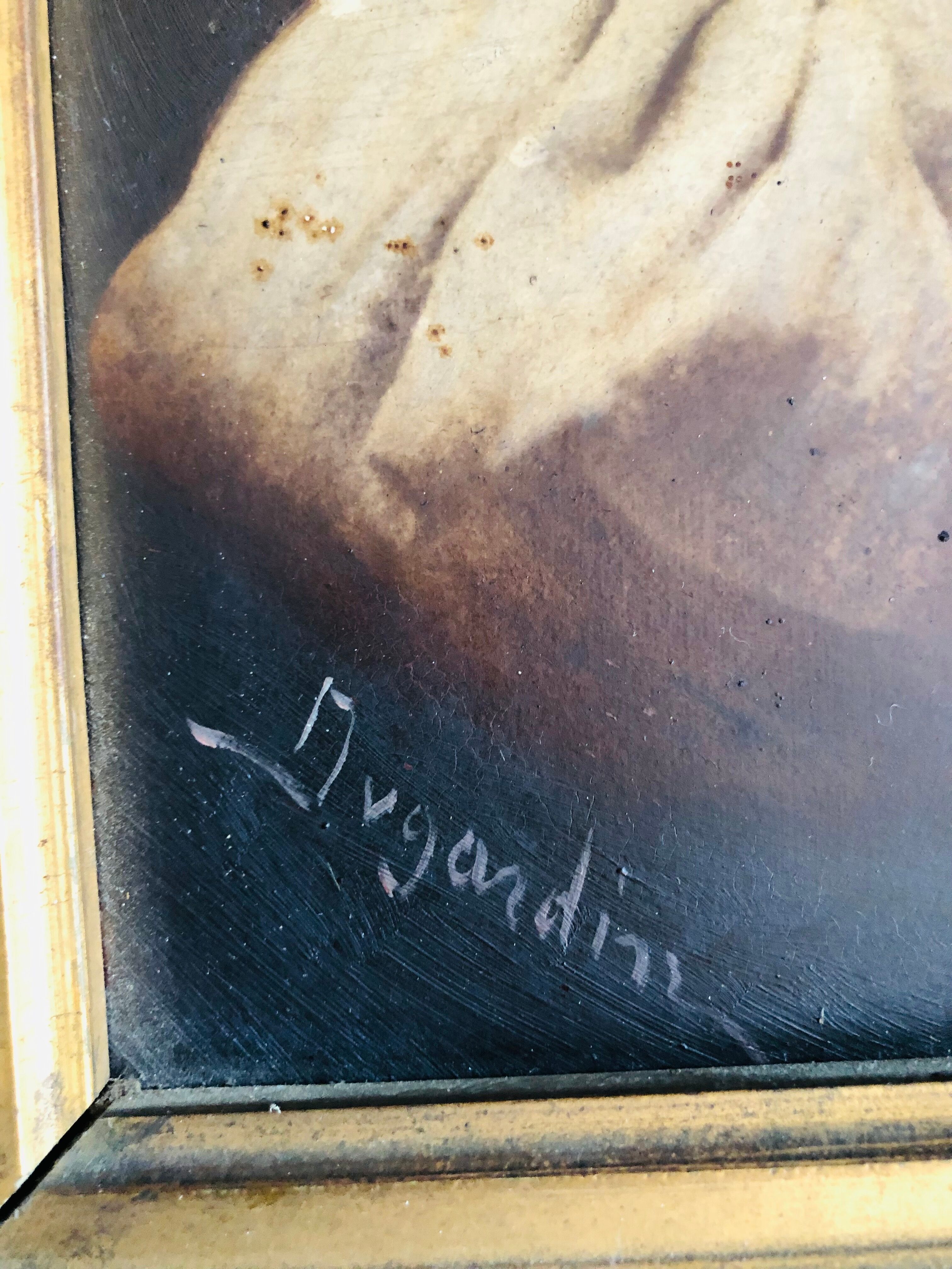 Table: Portrait of a young woman