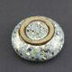 Gerbino, Vallauris, blue ashtray in mosaic earth
