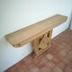 Console en chene blanchi style art deco