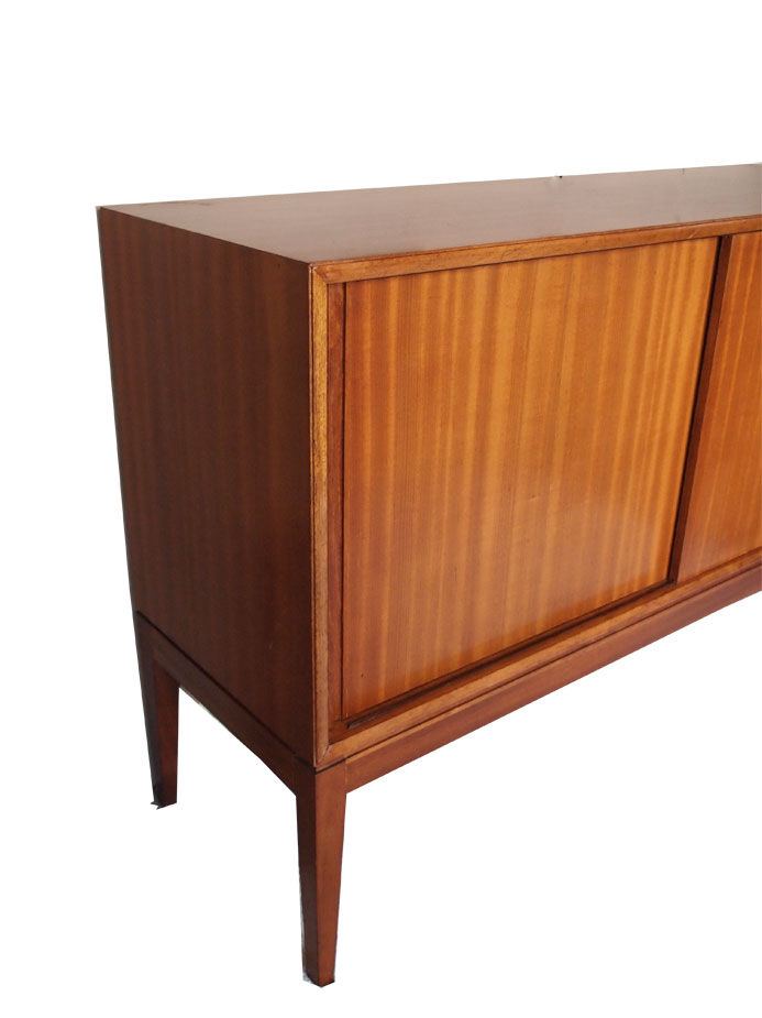 Scandinavian years 50 sideboard sliding doors feet compass