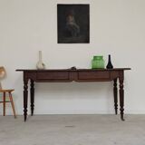 1940s farmhouse table in solid oak