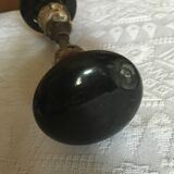 Set of black bakelite door handles