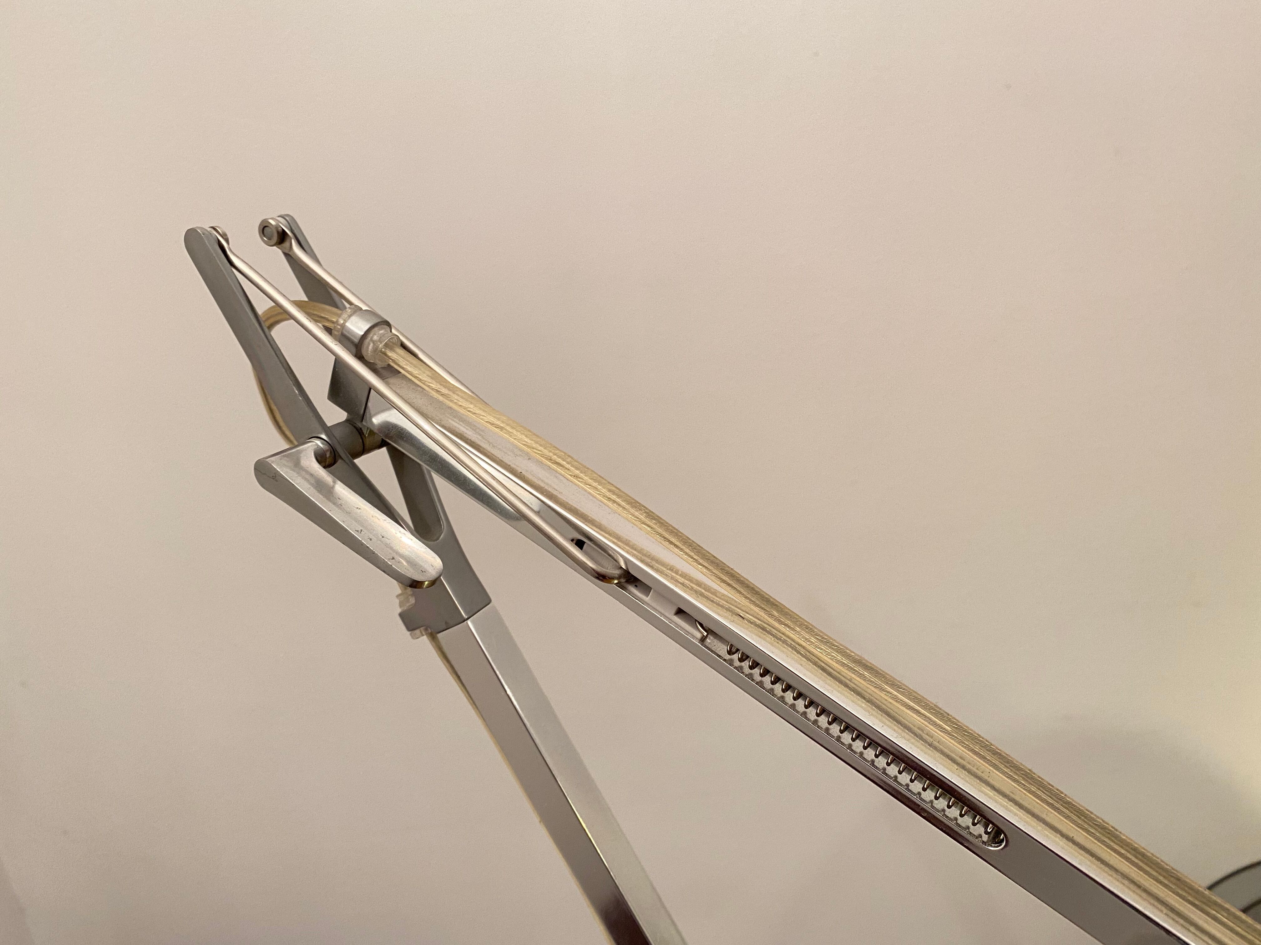 Desk lamp Kelvin T edition Flos design Antonio Citterio chrome aluminum