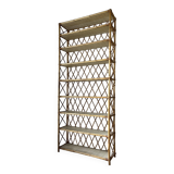Large rattan bookcase