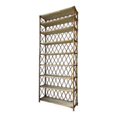 Large rattan bookcase