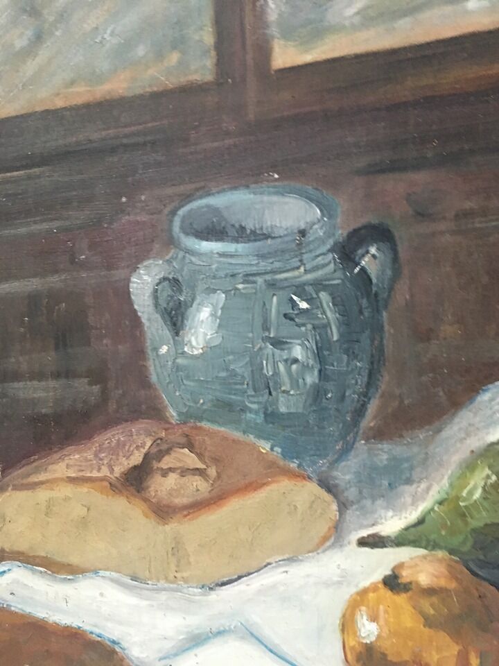 Painting old still life oil