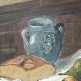 Painting old still life oil