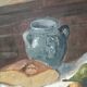 Painting old still life oil