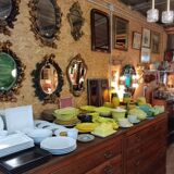 Seventies chest of drawers 70s rattan 160 long by 47 depth 78 high