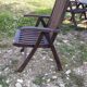Table et chaises de jardin en teck scandinave Jutlandia disign 1980