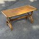 Table basse en bambou et rotin 1960