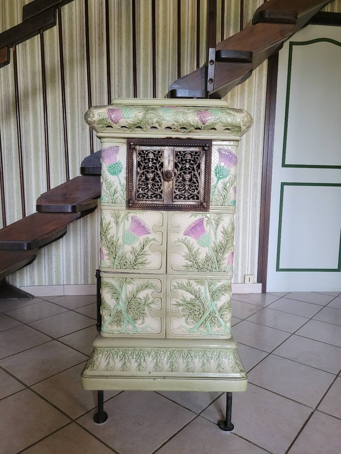 Ceramic wood stove