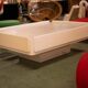 White coffee table Caori Vico Magistretti Gavina 1960