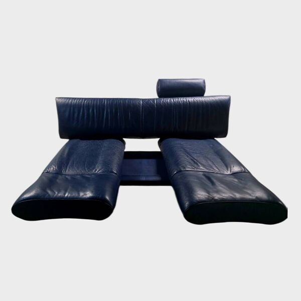 Canapé Iconique De Sede DS-140 (Bleu Marine) – Circa 1980
