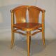 Office chair No. 1 by Thonet with a "oak-like" patina from the late 19th century.