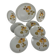 Hand-painted stoneware service