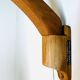 Model 705 Wall Lamp In Teak And Opaline Glass By Uno & Östen Kristiansson For Luxus, Sweden 1960S