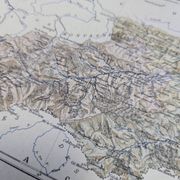 Map of Pyrénées-Orientales, 1889. Authentic Vintage.