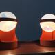 Mid-Century Swiss Space Age Guggerli L1 table lamp by Rosemarie & Rico Baltensweiler for Baltensweiler, set of 2