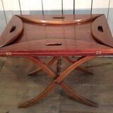 Mahogany boat folding table