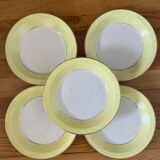 Yellow/golden soup plates
