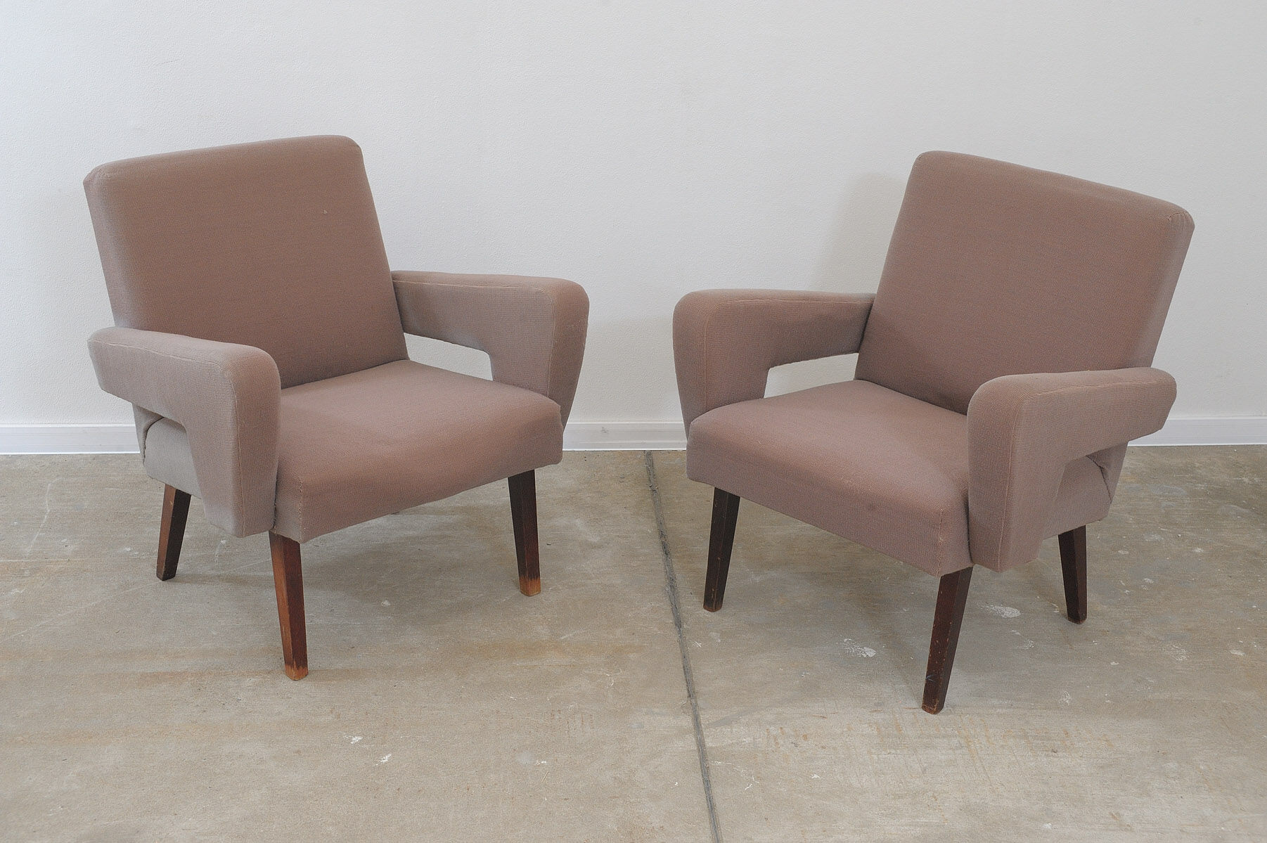 Paire de fauteuils Midcentury Jitona, années 1970, Tchécoslovaquie