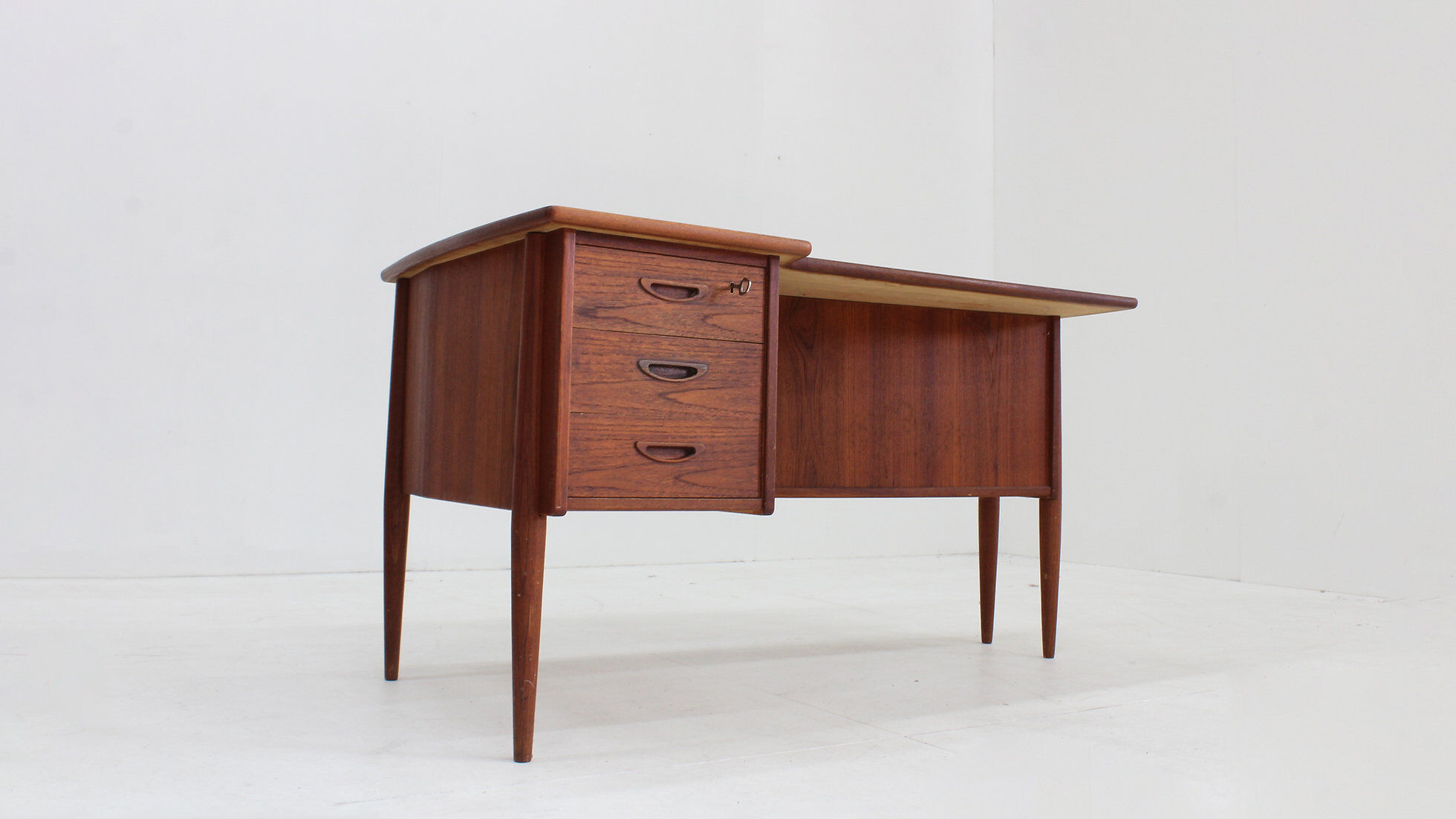 Vintage Danish teak desk 1960s