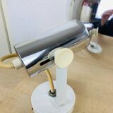 Pair of Concord chrome metal adjustable spotlights from the 70s