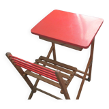 Foldable school desk from the 60s brand PLIDEAL