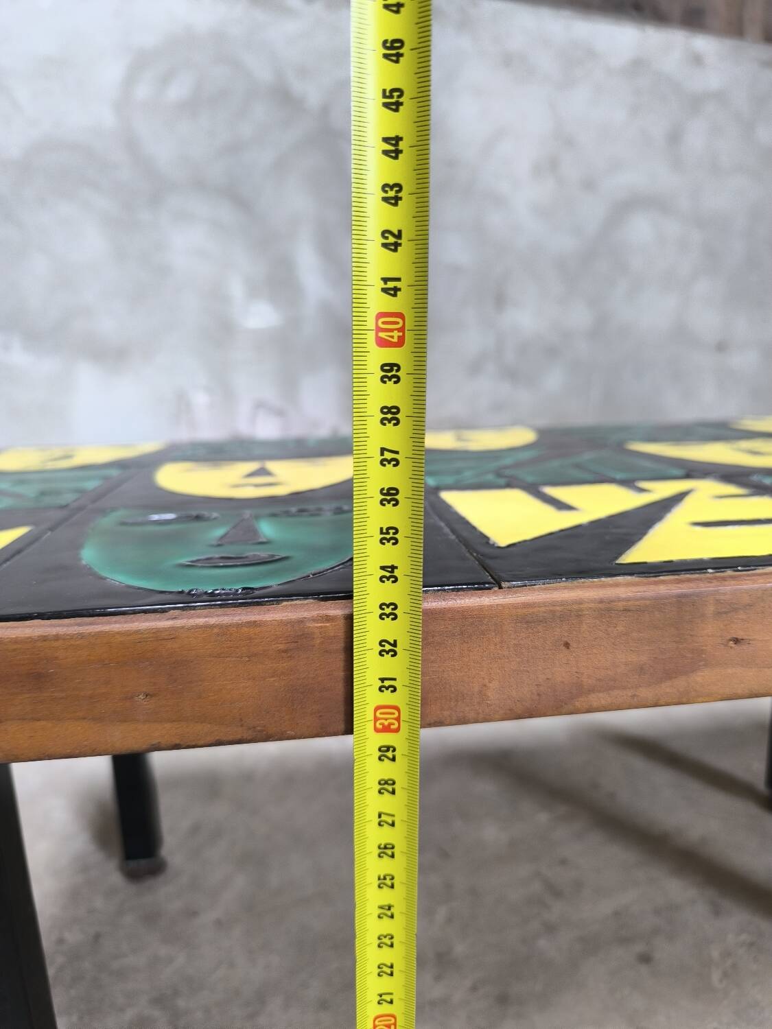 Vintage ceramic coffee table