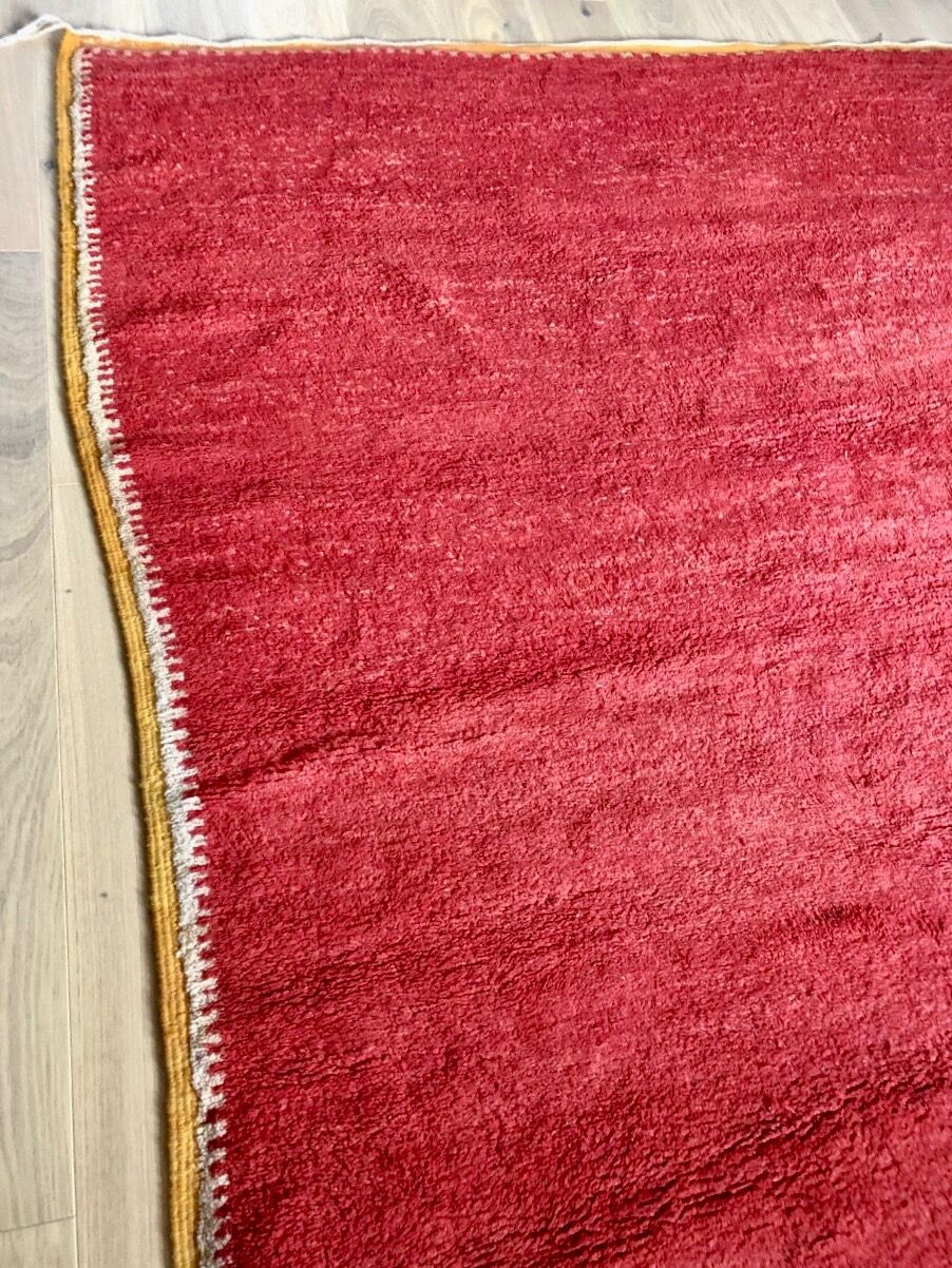 Vintage carpet red 1950