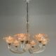 Venetian chandelier in murano glass by seguso circa 1950