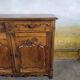 Low walnut buffet from the 18th century.