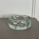 Glass tea light holder