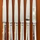Christofle Atlantide, cutlery for entremet, dessert, cheese. Art Deco