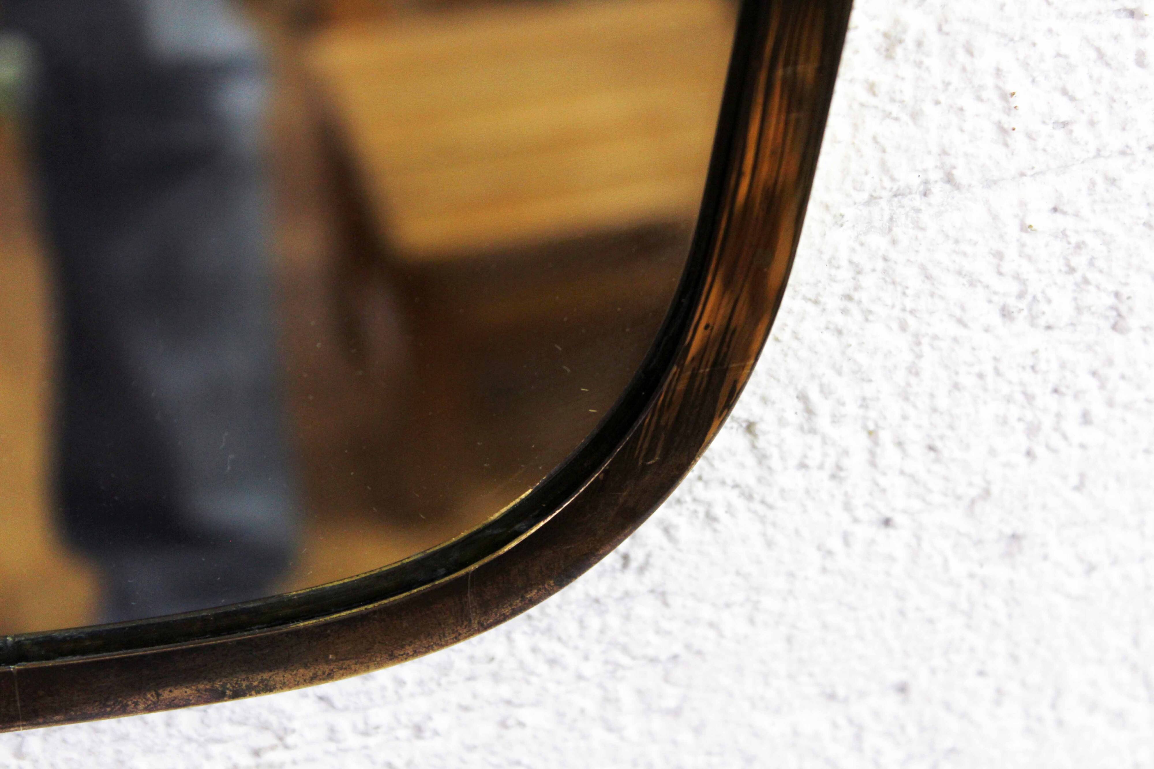 Miroir forme libre en laiton