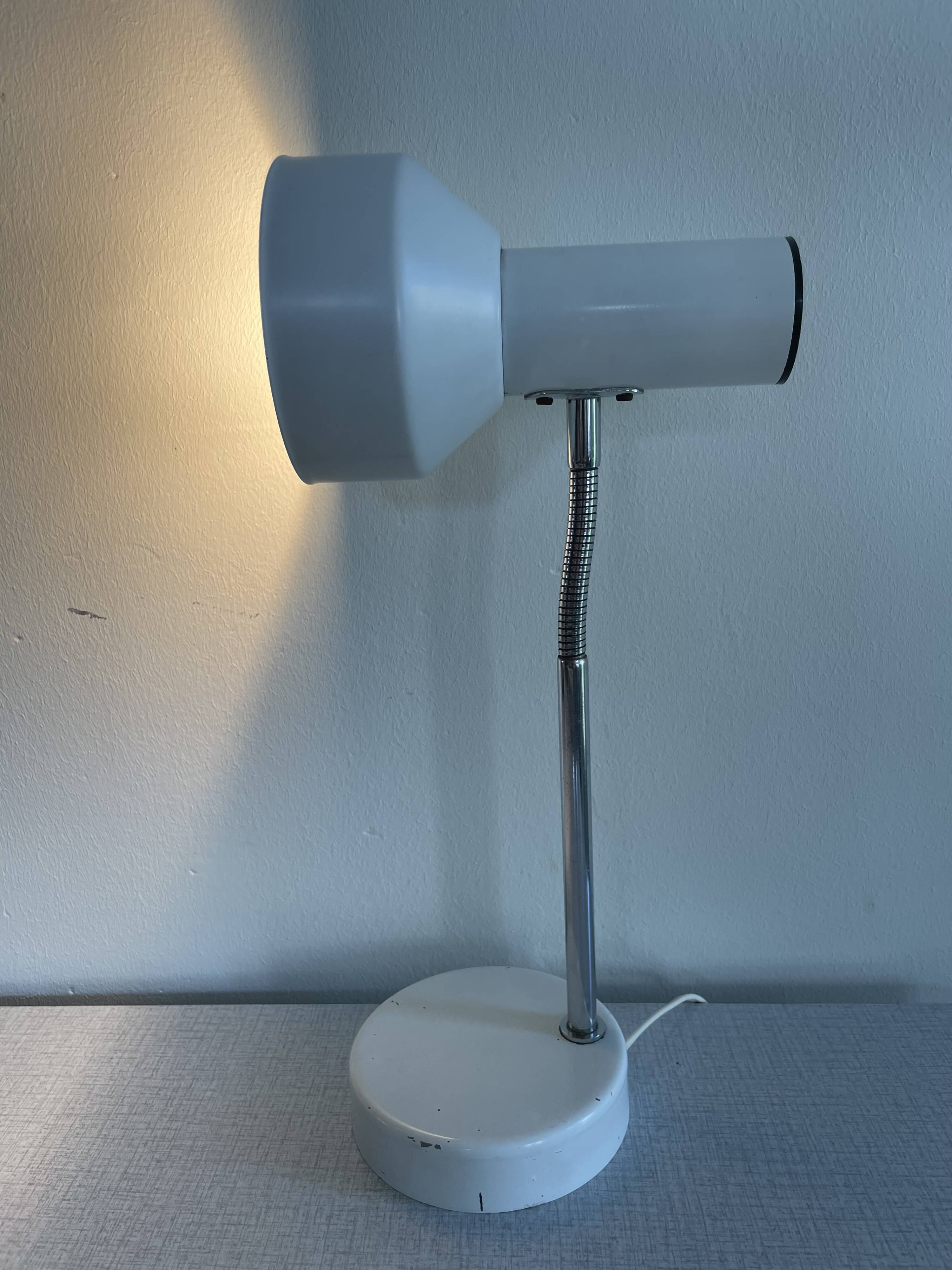 White desk light