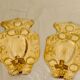 Baroque Style Mid-Century Brass Swedish Sconces