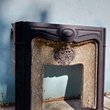 Cast-iron fireplace angelots decorations