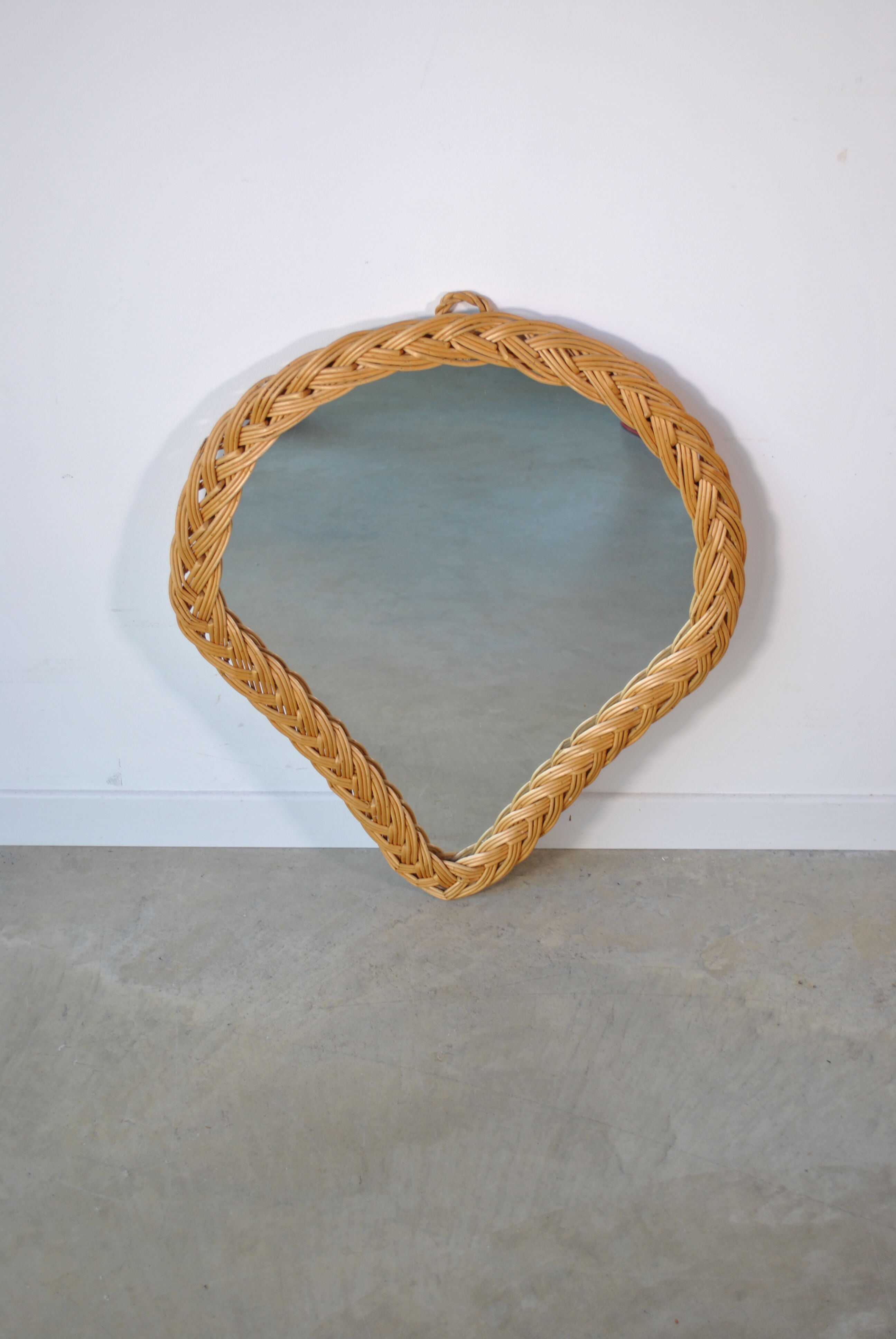 Rattan mirror 1970