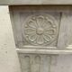 Louis XVI fireplace in 19th century white Carrara marble