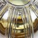 Pair of wall sconces in brass and amber glass by Limburg, Germany, 1960s.