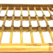 Set of 2 rattan bedside tables, Dux, Sweden, 1960