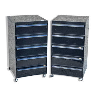 Pair of filing cabinets